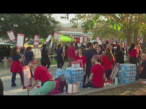 UMC nurses on strike