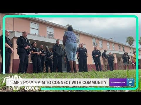 Tampa police aim to connect with community to reduce violence