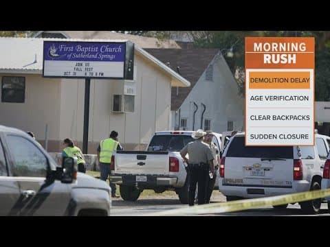 Families push to delay demolition of mass shooting site