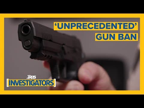 Gun maker sues to block Washington's police academy ban on Sig Sauer P320s