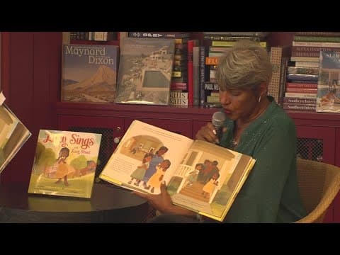 Former WWL-TV Anchor Sally-Ann Roberts holds book signings for her new children's book, here is wher