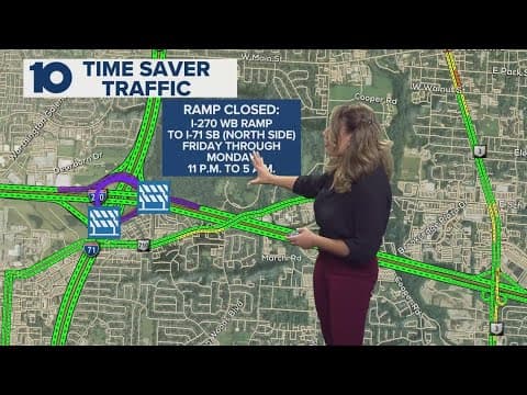 Road closures, construction impacts this weekend around Columbus