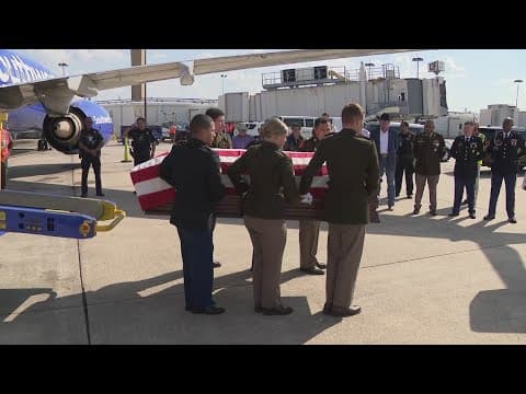 U.S. Army airman's remains returned to Texas after being missing in action for 80 years