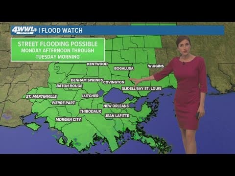 Weather: Severe storms expected Monday, mostly cloudy next week