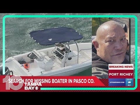 Coast Guard searching for missing man after boat found empty near Hudson