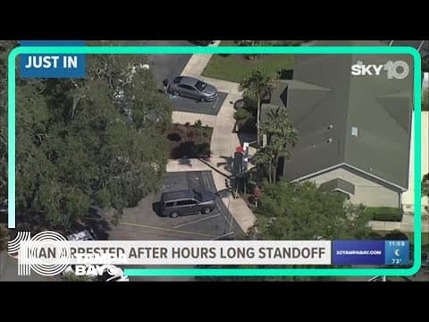 Wanted man arrested in Sarasota, ending standoff