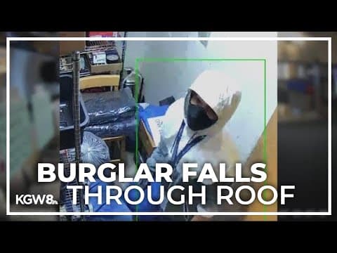 Portland burglar steals thousands after falling through restaurant roof