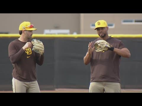 First full-squad Padres workout of 2025