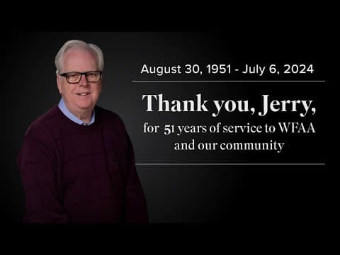 Jerry Cadigan, the longest-tenured employee in WFAA history, dies at 72 years old