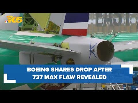 New 737 Max flaw will slow plane deliveries