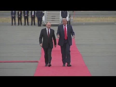 Trump rolls out red carpet for Putin during high-stakes talks over war in Ukraine