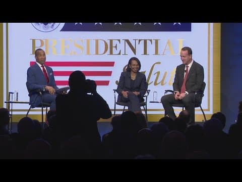 Bush Foundation hosts Condoleezza Rice and Peyton Manning