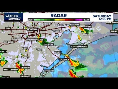 LIVE RADAR: Scattered showers popping up around the Houston area