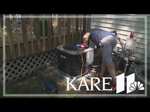 A/C rush ahead of hot weekend