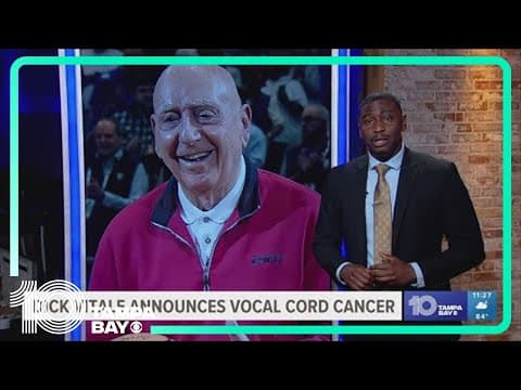 Sports commentator Dick Vitale shares news of vocal cord cancer diagnosis