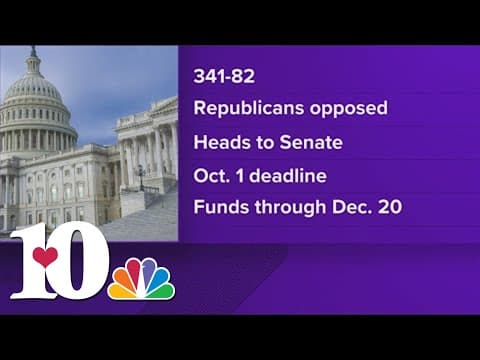 House votes to avoid shutdown, keep agencies funded until December