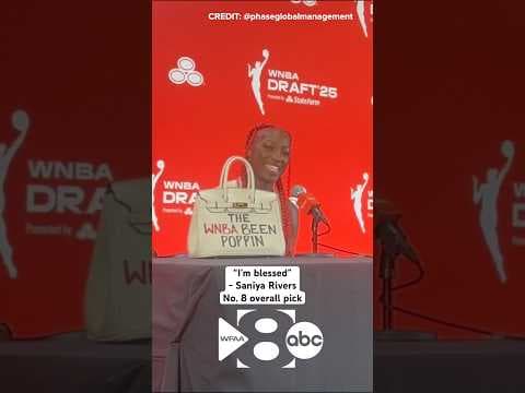 Saniya Rivers says she’s ready to get to work after being selected by the Connecticut Sun.