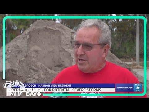 Tampa Bay-area residents prepare homes for potential severe storms
