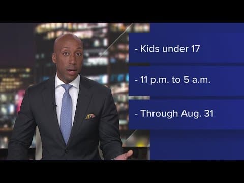 Laurel, Maryland is enforcing a summer curfew for anyone under 17