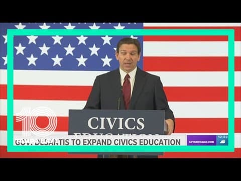 Gov. Ron DeSantis works to expand civics education initiative