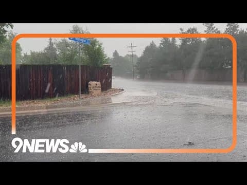 Thunderstorms Hit Denver Metro Area With Rain and Hail