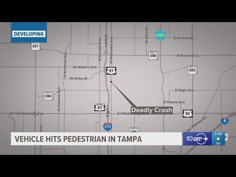 Multiple roads in Tampa closed after pair of crashes, police say