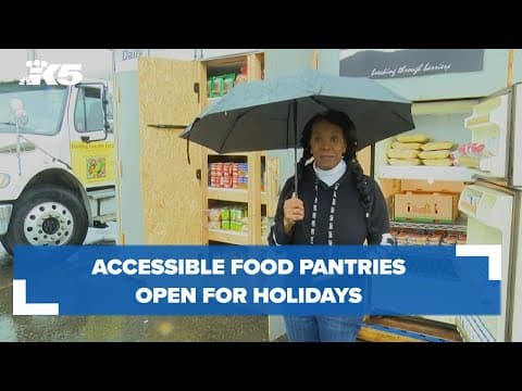 Accessible food pantries open for holidays