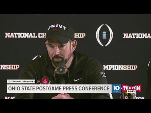 Ohio State postgame press conference: Ryan Day, Will Howard, Cody Simon | 2025 National Championship