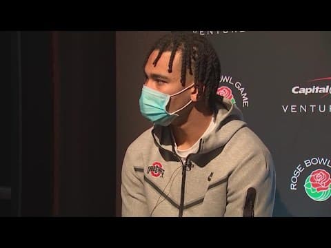 Ohio State quarterback C.J. Stroud | Rose Bowl week