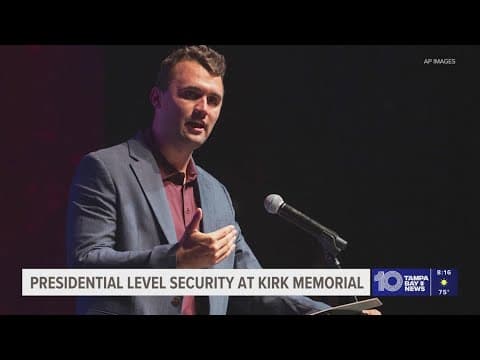 Tens of thousands expected to gather for Charlie Kirk memorial service in Arizona