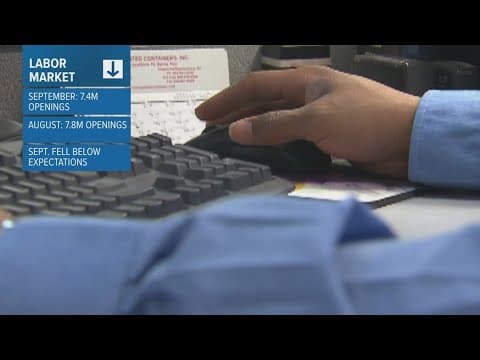 Job openings are down to pre-pandemic levels, study finds