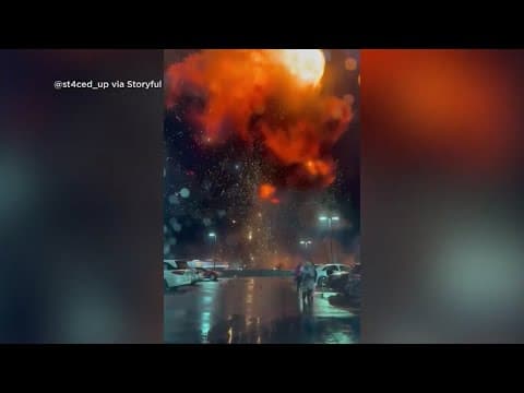 Plane with 6 aboard crashes in Philadelphia, setting homes ablaze and unleashing a fireball