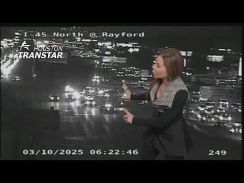 North Freeway shut down southbound at Rayford Road; injuries reported