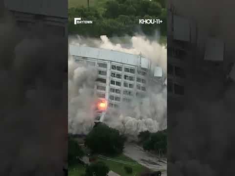 10 story ExxonMobil office building in Baytown imploded