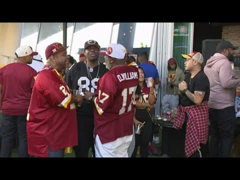 Live at TAP Sports and Bar as Commanders fans enjoy the first game of the season