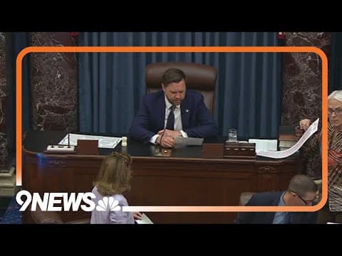 Senate passes President Donald Trump's spending bill