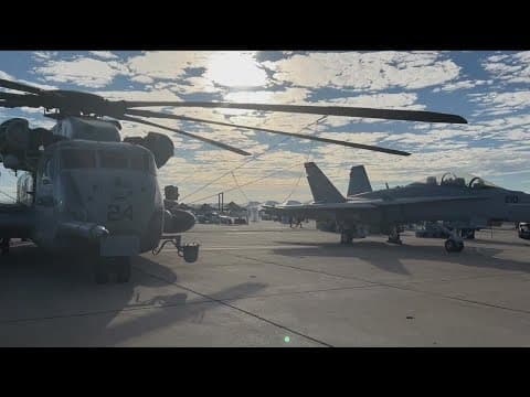 Thousands visit second day of Miramar Air Show to catch the action in the air and tarmac