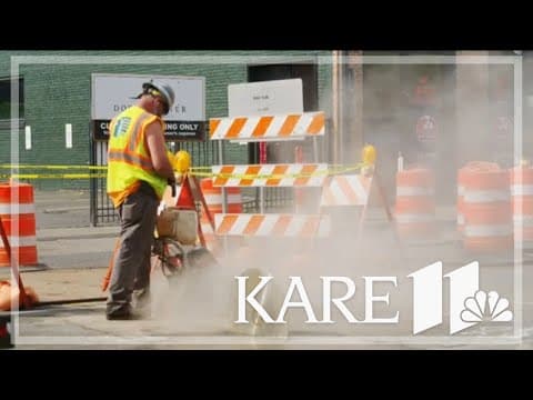 St. Paul sinkhole causes road closures on West 7th Street