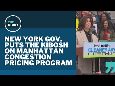 New York governor takes a page from Gov. Kotek's book, scrapping congestion pricing plans