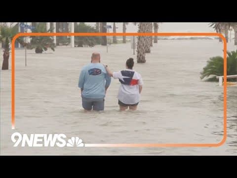Tropical storm Alberto batters Texas Gulf Coast