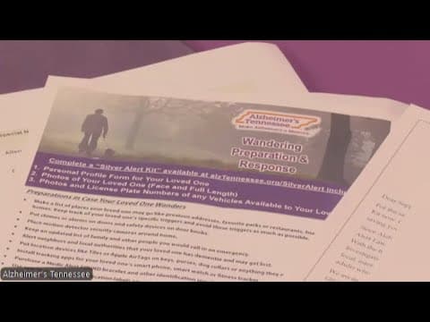 Alzheimer's Tennessee speaks on Silver Alert Month