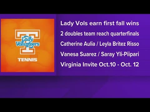 Tennessee's women's tennis team made their mark at the ITA All-American Championships