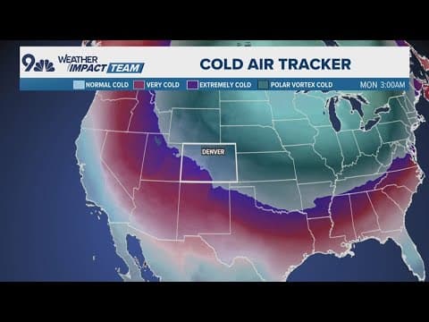 Latest forecast | Arctic front to bring deep freeze to Denver, lasting over 110 hours