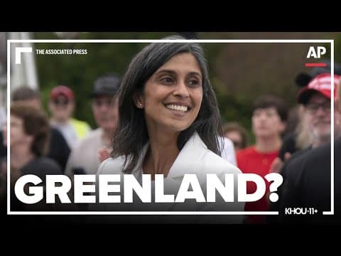 Second lady Usha Vance will visit Greenland as Trump talks up US takeover