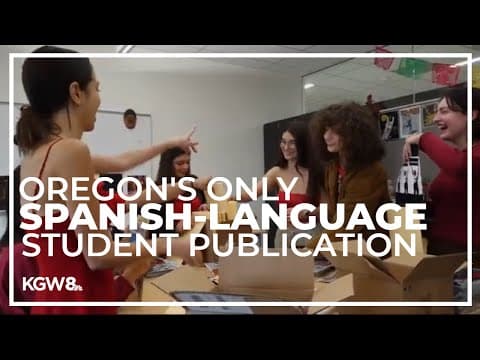 Students are proud to make Oregon's only Spanish-language high school publication