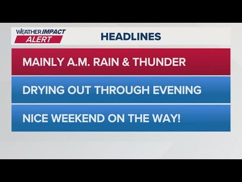 Columbus, Ohio weather forecast for May 30, 2024 | Rainy start to the day