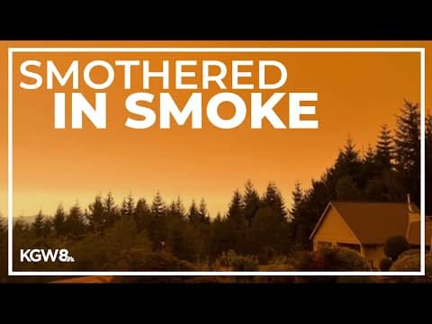 Smoke from the Cedar Creek Fire is polluting air across western Oregon