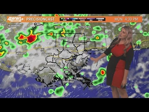 New Orleans Weather: Periodic rain and storms through early this week