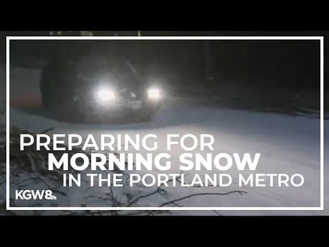 Portland commuters, schools prepare for icy Tuesday morning