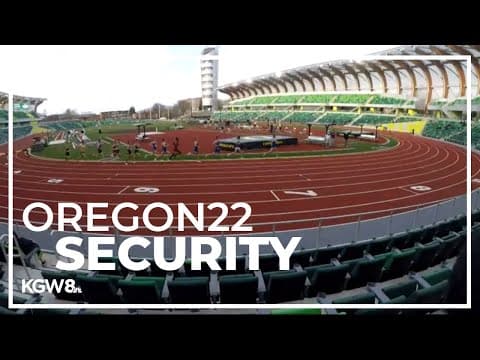 What security measures will be in place for World Athletics Championships?